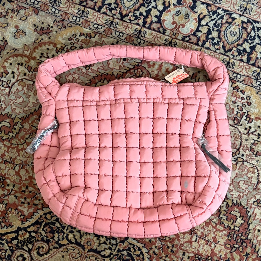 FP Movement by Free People Quilted Pink Shoulder Bag